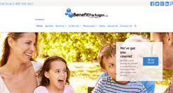 Desktop Screenshot of benefitpackages.com